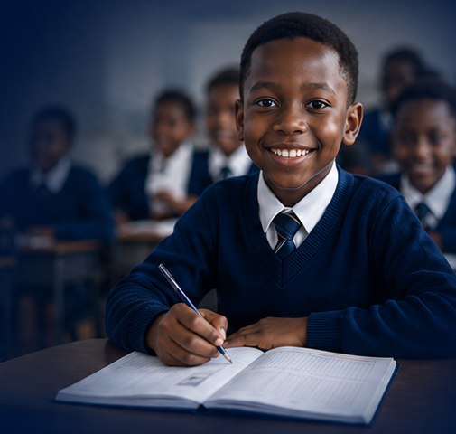 Student using edumis